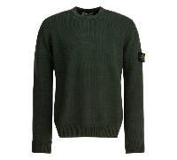 Stone Island pull vert coton coupe slim - XL