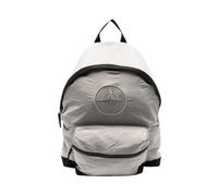 Stone Island - Sac à dos en nylon avec logo brodé - Homme - Sacs - Gris - Taille: ONE Size