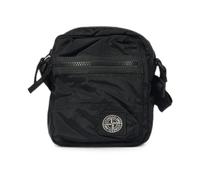 Stone Island - Sac pochette en nylon métallisé enduit - Homme - Sacs - Noir - Taille: ONE Size