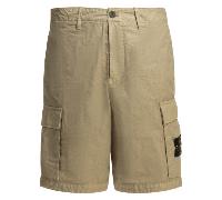 Stone island short cargo homme beige en nylon avec badge logo - 32