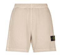 Stone Island - Shorts en coton teints en pièce - Homme - Shorts - Beige - Taille: M