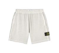 Stone Island - Shorts en molleton Malfilé Effet 'Old' - Homme - Shorts - Gris - Taille: M