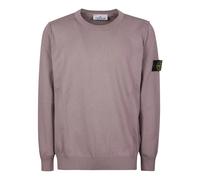 Stone Island - Soft Cotton Crewneck Sweater - Homme - Pulls - Violet - Taille: L