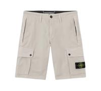 Stone Island - Stretch Cotton Twill Shorts - Homme - Shorts - Gris - Taille: W32