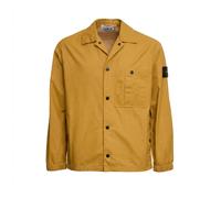 Stone Island - Surchemise à double enduction en coton ripstop - Homme - Vestes - Jaune - Taille: L