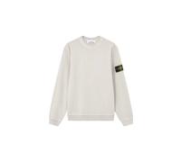 Stone Island - Sweat ras du cou en molleton Malfilé effet "Old" - Homme - Sweatshirts et sweats à capuche - Gris - Taille: 2XL