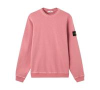 Stone Island - SweaT-shirt en molleton Malfilé Effet 'Old' - Homme - Sweatshirts et sweats à capuche - Rose - Taille: 2XL