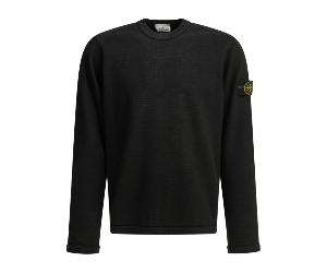 Stone Island sweat-shirt homme noir en coton - S