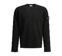 Stone Island sweat-shirt homme noir en coton - XL