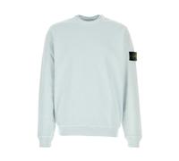 Stone Island - SweaT-shirt Molleton Malfilé Effet 'Old' - Homme - Sweatshirts et sweats à capuche - Bleu - Taille: S