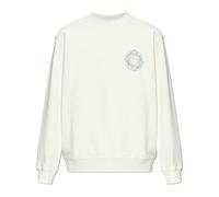 Stone Island, Homme, Sweatshirts et sweats à capuche, Beige, Taille: S SweaT-shirt ras du cou avec logo imprimé