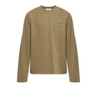 Stone Island - T-shirt à logo - Homme - Tops - Vert - Taille: M