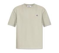 Stone Island - T-shirt avec logo - Homme - Tops - Gris - Taille: M