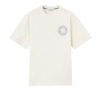 Stone Island - T-Shirt Col Rond - Homme - Tops - Blanc - Taille: L