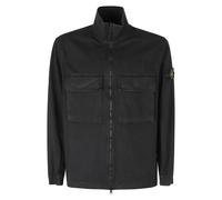 Stone Island - Tela Resinata Overshirt - Homme - Vestes - Noir - Taille: XL