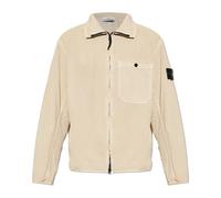Stone Island - Veste en jean avec poche - Homme - Vestes - Beige - Taille: L