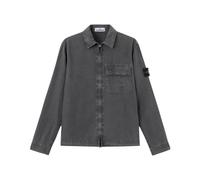 Stone Island - Veste Surchemise Zippée - Homme - Vestes - Gris - Taille: L