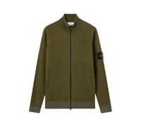Stone Island - Zip Stand Zip-Up Knit - Homme - Pulls - Vert - Taille: M