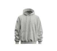 Stone Kids Sweat à Capuche Homme Uni 100% Cotton (Lot de 1) (FR/ES, Alpha/Lettres, TTG, Taille Normale, Taille Normale, Gris Chiné Clair)