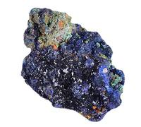 Stone malachite, 1pcs Azurite Natural Azurite Malachite Crystal Mineral Spécimen, Stone Irréguleux Spécimen minéral rugueux de forme d'origine