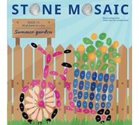 STONE MOSAIC. Book 15. Summer Garden. Adult Color by number book. Black background. 30 pictures to color: Activity Coloring Book for Adults Relaxation and Stress Relief. Easy coloring.