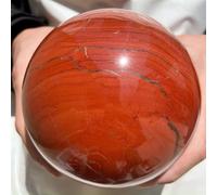 Stone Red Jasper Crystal Ball Sphere Quartz Home Decor(1100-1200g)