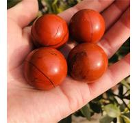 Stone red Jasper Crystal Quartz Ball Gift(2pc)