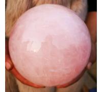 Stone Rose Quartz Magic Crystal Ball Sphere(Size:500g-600g) Gemstone Stone