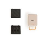 STONE STUDIO Appareil croque-monsieur & gaufrier – 600W, 2 plaques sandwich/gaufre, antiadhésif