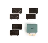 STONE STUDIO - Appareil à croque-monsieur, grill et gaufrier à plaques interchangeables