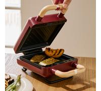 STONE STUDIO - Appareil À Croque-monsieur, Grill Et Gaufrier À Plaques Interchangeables Individuel