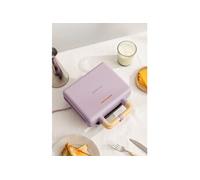 STONE STUDIO - Appareil à croque-monsieur, grill et gaufrier à plaques interchangeables - Lavande