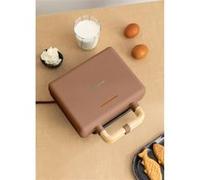 STONE STUDIO - Appareil à croque-monsieur, grill et gaufrier à plaques interchangeables - Moka