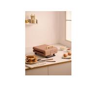 STONE STUDIO - Appareil à croque-monsieur, grill et gaufrier à plaques interchangeables - Moka