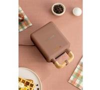 STONE STUDIO - Appareil à croque-monsieur, grill et gaufrier à plaques interchangeables - Moka