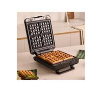 STONE STUDIO - Appareil à croque-monsieur, grill et gaufrier à plaques interchangeables - Noir