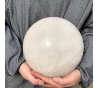 Stone White Quartz Ball, Crystal, Decorative (Size:9-10kg)
