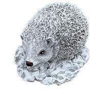 stoneandstyle Figurine de jardin Ferdi en pierre résistante au gel - Petit hérisson