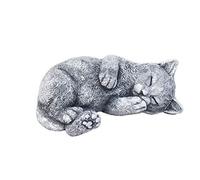 stoneandstyle Statue Chat Chiot rêve, sont expédiés, au Gel Jusque -30 °c, en Massif Pierre