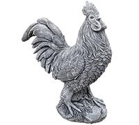 stoneandstyle Statuette en pierre représentant un coq Il Gallo - Taille réelle - Résistante au gel