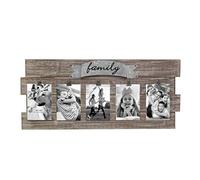 Stonebriar Cadre Photo en Bois et métal, Marron, 66 x 27,9 cm