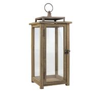 Stonebriar Lanterne Rustique en Bois avec poignée 44,5 cm
