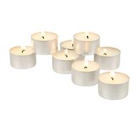 Stonebriar Lot de 50 bougies chauffe-plat longues non parfumées Durée de combustion prolongée de 8 heures