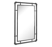 Stonebriar Miroir Mural, métal, Noir, 73,9 x 42,4 cm