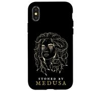 Stoned by Medusa Mythologie grecque Dieu grec antique humoristique Coque pour iPhone X/XS