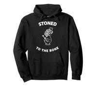 Stoned to The Bone 420 Stoner T-Shirt Halloween Weed Sweat à Capuche