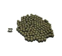 STONEDER Chaîne pignon 25H à 146 maillons avec maillon de Rechange pour Moto 47cc 49cc 2 Temps, VTT, Quad, 4 Roues, Mini-vélo, Mini-Moto