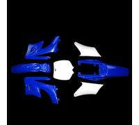STONEDER - Kit de carrosserie en plastique, ensemble de garde-boue et carénage 7 pièces, bleu et blanc, compatible avec les mini-motos de cross Apollo Orion 47 cc/49 cc