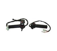 STONEDER Lot de poignées de guidon gauche et droite pour Honda Replica Monkey Bike Z50 Noir