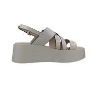 Stonefly - Compensées en cuir imprimé - Femme - Chaussures - Beige - Taille: 39 EU